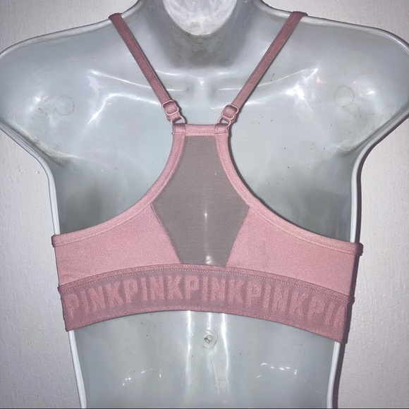 Pink Victoria’s Secret Racerback Sports Bra S - Picture 3 of 3